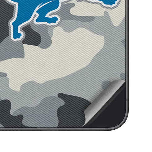 NFL Detriot Lions Camo Galaxy S23 Skin