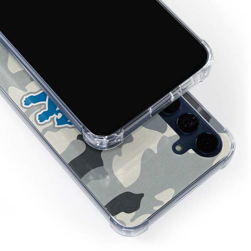 NFL Detriot Lions Camo Galaxy S24 Clear Case