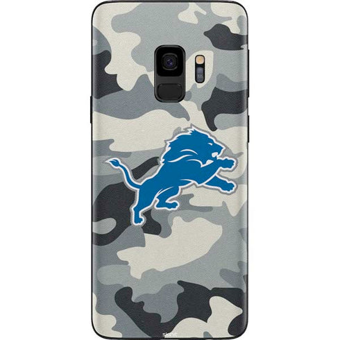 NFL Detriot Lions Camo Galaxy S9 Skin