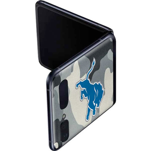 NFL Detriot Lions Camo Galaxy Z Flip Skin