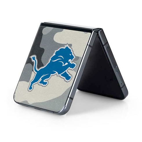 NFL Detriot Lions Camo Galaxy Z Flip5 5G Skin