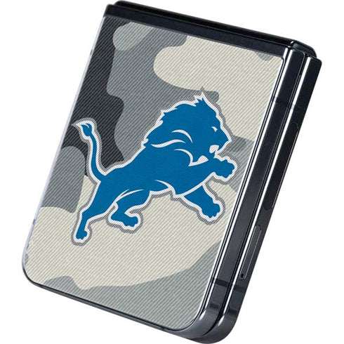 NFL Detriot Lions Camo Galaxy Z Flip5 5G Skin