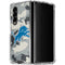 NFL Detriot Lions Camo Galaxy Z Fold4 5G Clear Case