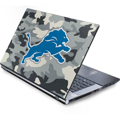 NFL Detriot Lions Camo Generic Laptop Skin