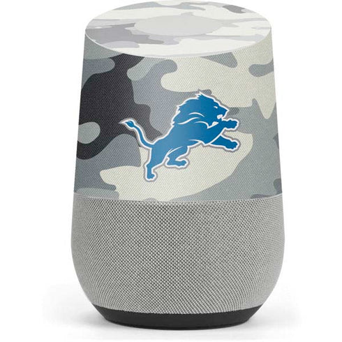 NFL Detriot Lions Camo Google Home Skin