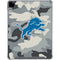 NFL Detriot Lions Camo iPad Pro 12.9in (2020) Clear Case