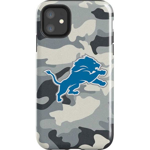 NFL Detriot Lions Camo iPhone 11 Impact Case
