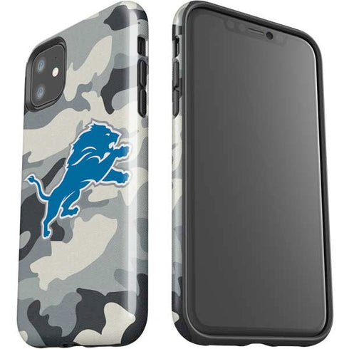 NFL Detriot Lions Camo iPhone 11 Impact Case