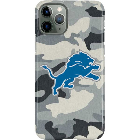 NFL Detriot Lions Camo iPhone 11 Pro Lite Case