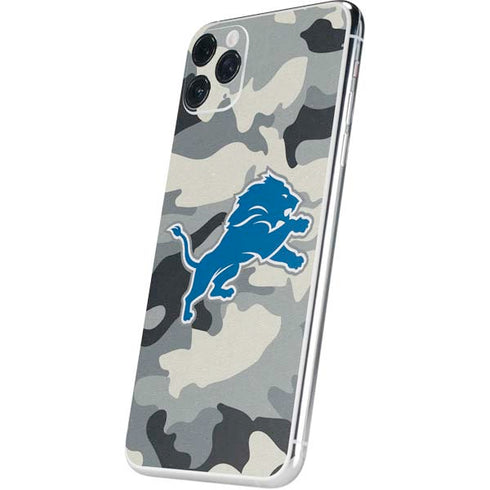 NFL Detriot Lions Camo iPhone 11 Pro Max Skin