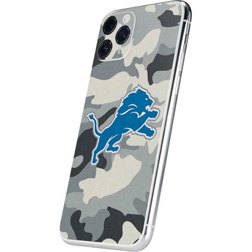 NFL Detriot Lions Camo iPhone 11 Pro Skin