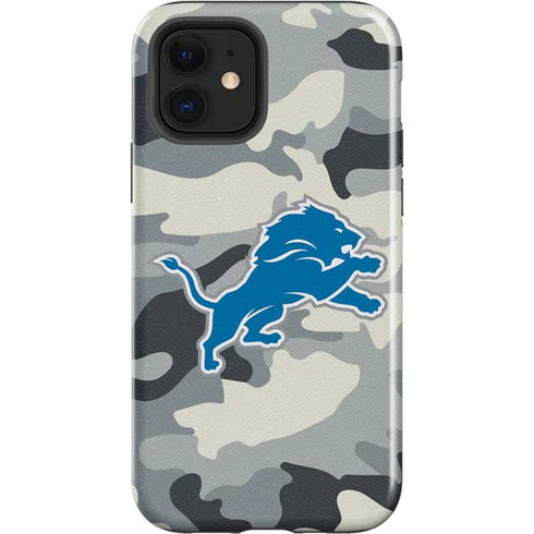 NFL Detriot Lions Camo iPhone 12 Impact Case