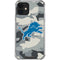 NFL Detriot Lions Camo iPhone 12 Mini Clear Case