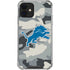 NFL Detriot Lions Camo iPhone 12 Mini Clear Case