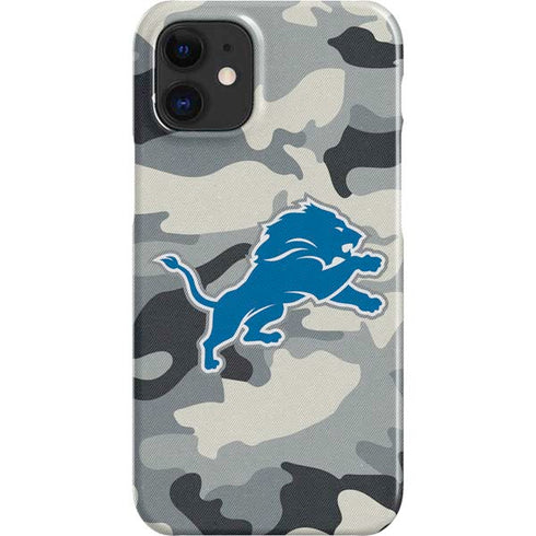 NFL Detriot Lions Camo iPhone 12 Mini Lite Case