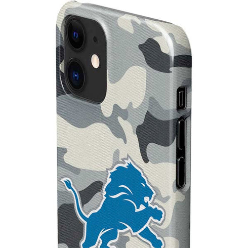 NFL Detriot Lions Camo iPhone 12 Mini Lite Case
