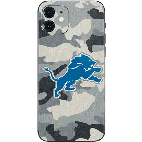 NFL Detriot Lions Camo iPhone 12 Mini Skin
