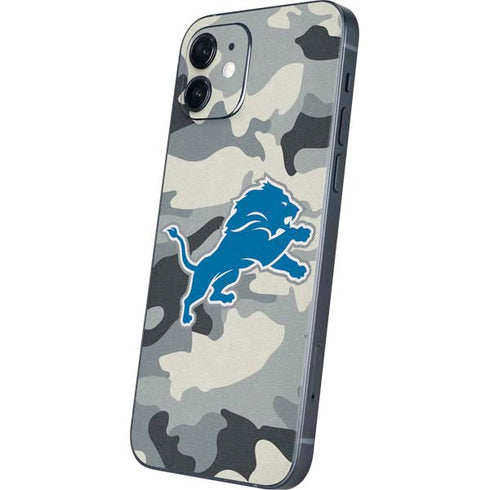NFL Detriot Lions Camo iPhone 12 Mini Skin