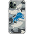 NFL Detriot Lions Camo iPhone 12 Pro Clear Case