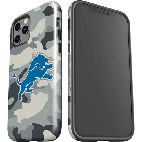 NFL Detriot Lions Camo iPhone 12 Pro Impact Case