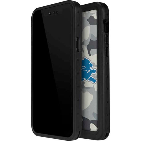 NFL Detriot Lions Camo iPhone 12 Pro Max Waterproof Case