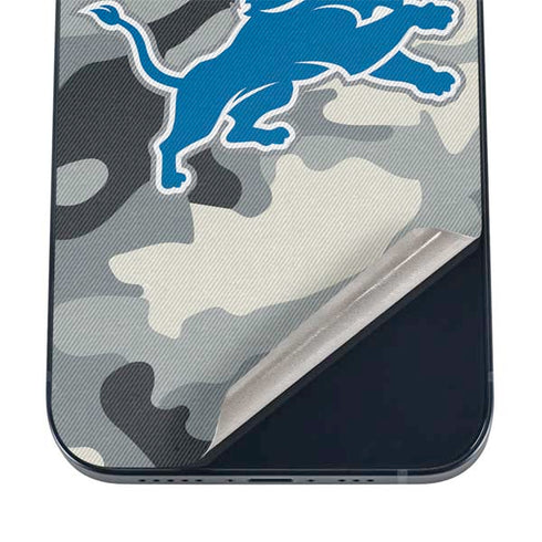 NFL Detriot Lions Camo iPhone 12 Skin