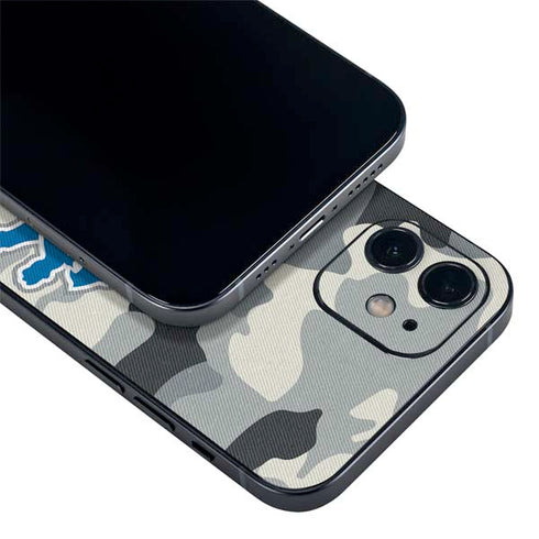 NFL Detriot Lions Camo iPhone 12 Skin