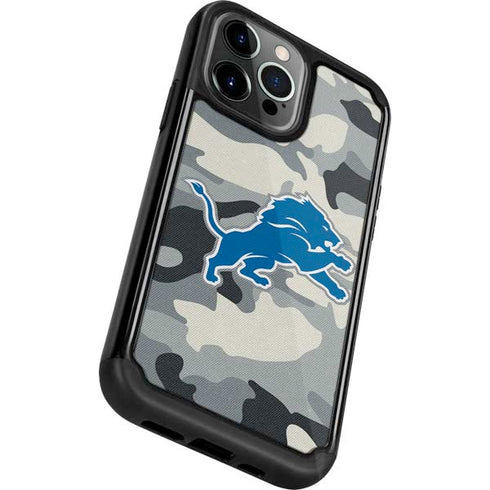 NFL Detriot Lions Camo iPhone 13 Pro Cargo Case