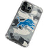 NFL Detriot Lions Camo iPhone 13 Pro Max Clear Case