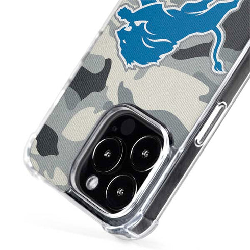 NFL Detriot Lions Camo iPhone 13 Pro Max MagSafe Case