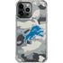NFL Detriot Lions Camo iPhone 14 Pro Max Clear Case