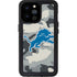 NFL Detriot Lions Camo iPhone 14 Pro Max Waterproof Case