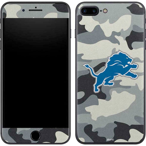 NFL Detriot Lions Camo iPhone 7 Plus Skin