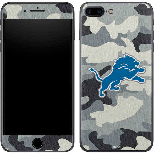 NFL Detriot Lions Camo iPhone 8 Plus Skin