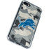 NFL Detriot Lions Camo iPhone SE (2nd & 3rd Gen) Clear Case