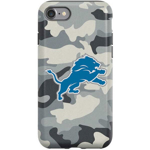 NFL Detriot Lions Camo iPhone SE (2nd & 3rd Gen) Pro Case