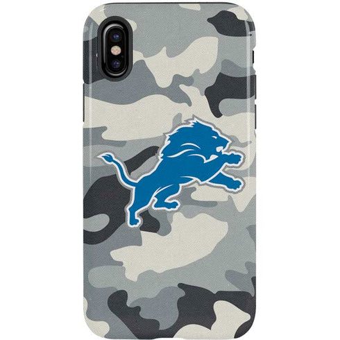 NFL Detriot Lions Camo iPhone XS Pro Case