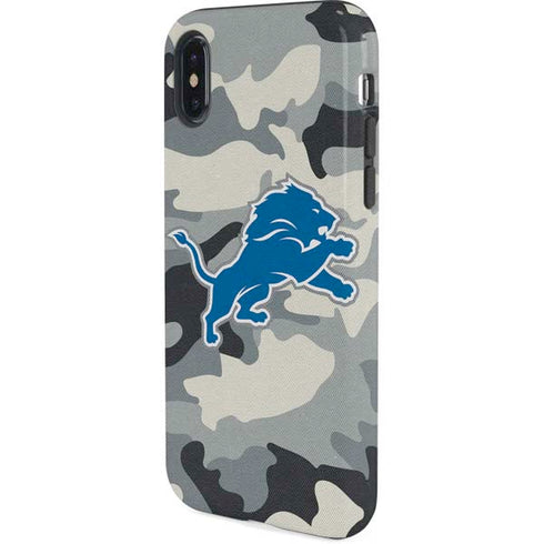 NFL Detriot Lions Camo iPhone XS Pro Case