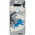 NFL Detriot Lions Camo LG Stylo 6 Clear Case