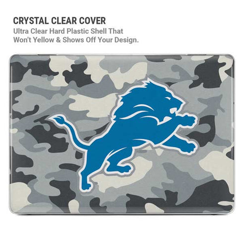 NFL Detriot Lions Camo MacBook Pro 16in (2019-20) Case plus Skin