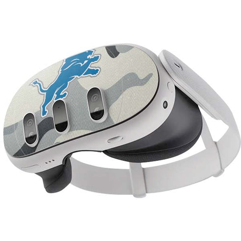 NFL Detriot Lions Camo Meta Quest 3 Skin