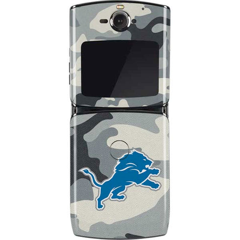NFL Detriot Lions Camo Motorola RAZR Skin