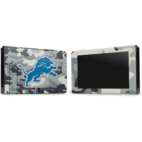 NFL Detriot Lions Camo Nintendo Switch Bundle Skin