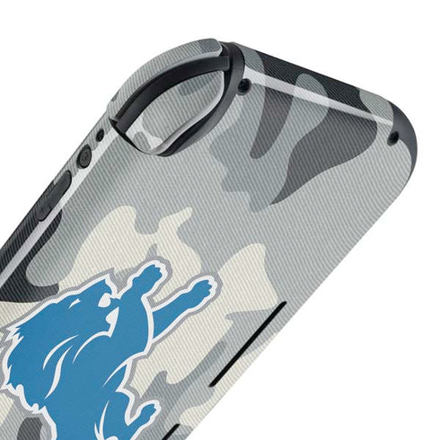 NFL Detriot Lions Camo Nintendo Switch Lite Skin