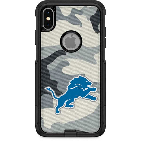 NFL Detriot Lions Camo Otterbox Commuter iPhone Skin
