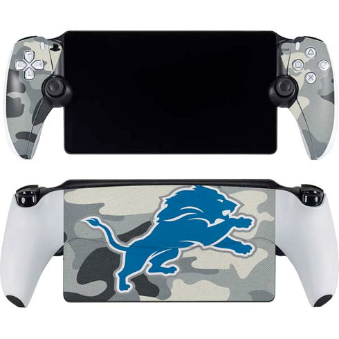 NFL Detriot Lions Camo PlayStation Portal Remote Player Skin