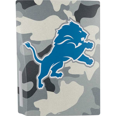 NFL Detriot Lions Camo PS5 Bundle Skin