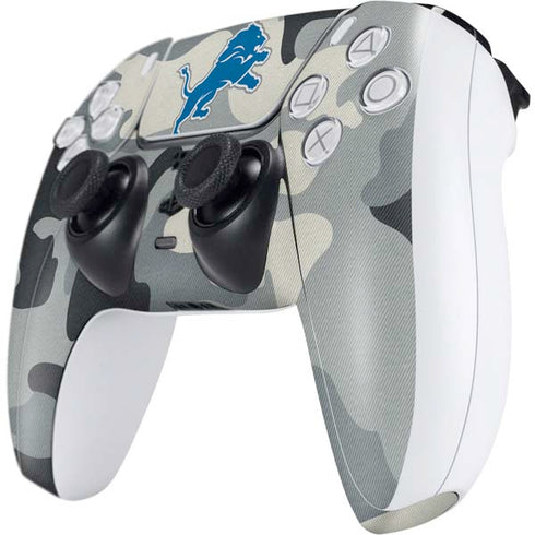 NFL Detriot Lions Camo PS5 Controller Skin