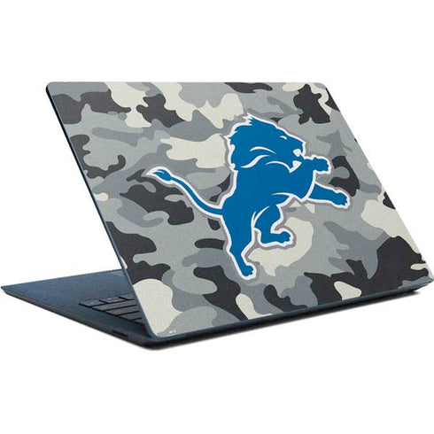 NFL Detriot Lions Camo Surface Laptop Skin