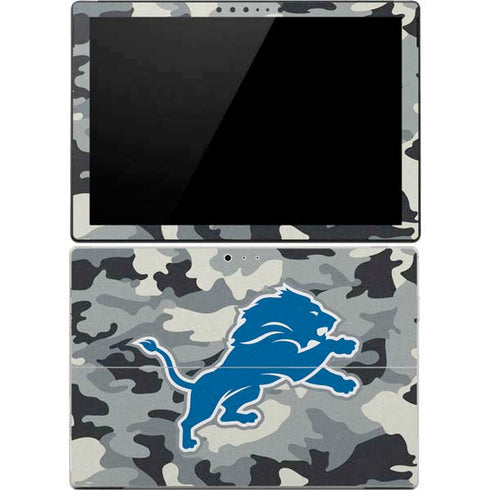 NFL Detriot Lions Camo Surface Pro 4 Skin